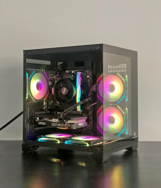 Customized Gaming PC Mini - AMD Ryzen 5 5500 - 16GB DDR4 - RTX 3060 Ti - 1TB Nvme SSD