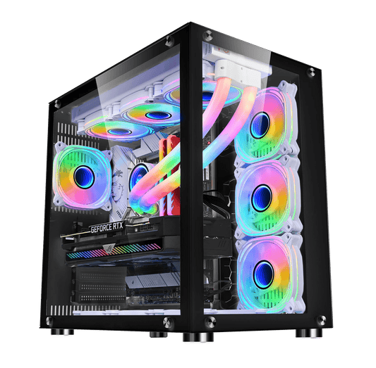 Prebuilt custom gaming pc i7-12700K, 32GB DDR4, RTX 4070, 1TB SSD M.2, WJCoolman Robin II Case